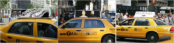 都市酵母案例, city yeast show case, new york taxi with art