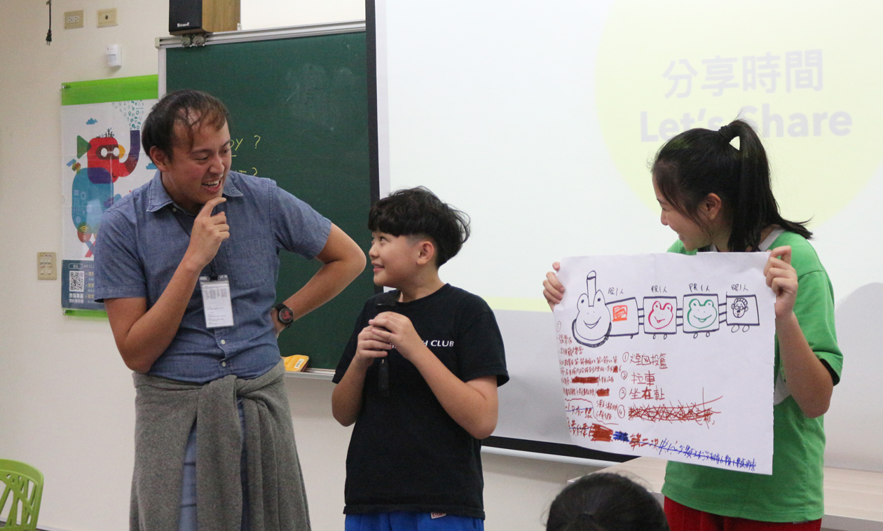 宜蘭教育, action for education, yilan, taiwan, 宜蘭, 宜蘭國際設計教育, 國際交流, 工作坊, 都市酵母, 國際設計交流, 文化交流, 跨文化, 教育, 水越設計, AGUA Design, Belgium, Designer, Education, design thinking, 新加坡, Singapore, 參與式設計,  P!D, Participate in Design, Larry Yeung, Jennifer Sullivan, 利澤國中, 文化國中, 遊戲場計畫, Let's Hack our Play!